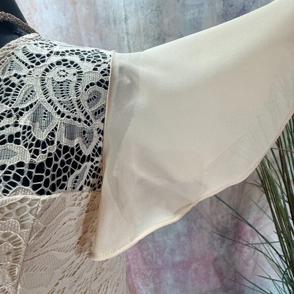 📌Bery Love Champagne Wedding Guest -  Cocktail - Prom - Formal Dress With Lace - Picture 4 of 15